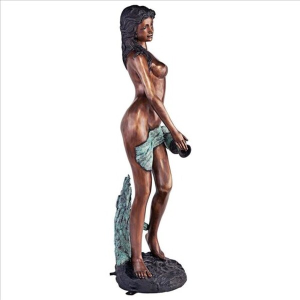 Dione Divine Water Goddess Piped Cast Bronze Garden Statue Life Size